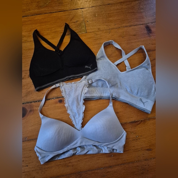 GUC bra bundle, size S/34A, black/white/off-white - Picture 1 of 2